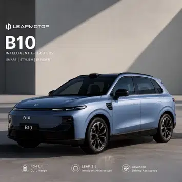 Leapmotor B10 Lombok dengan jarak tempuh hingga 434 km
