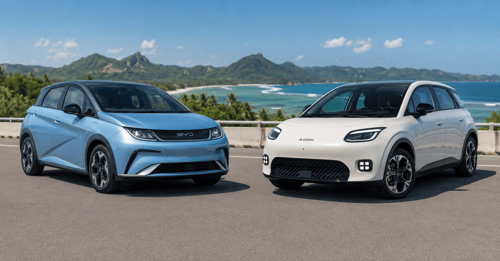 Perbandingan BYD Dolphin vs AION UT di Lombok 2026: Mana yang Lebih Unggul?