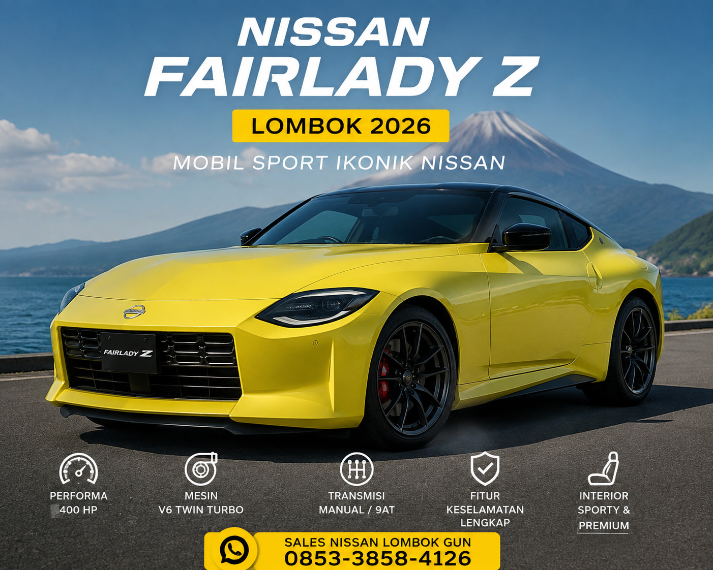 Nissan Fairlady Z Lombok, Mobil Sport Legendaris Resmi Debut di GIIAS 2026