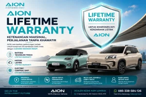 Harga Baterai Mobil Listrik Mahal? Kenali Garansi 8 Tahun dan Garansi Seumur Hidup AION di NTB